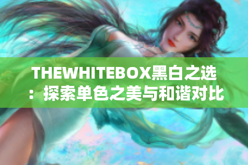 THEWHITEBOX黑白之選：探索單色之美與和諧對(duì)比