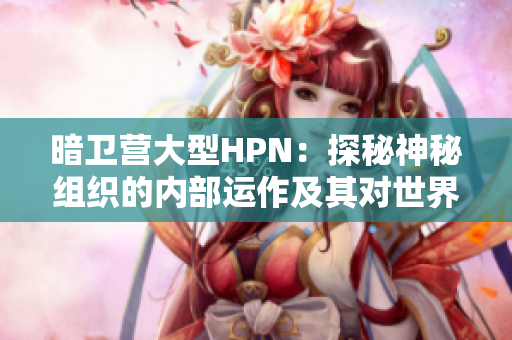 暗衛(wèi)營(yíng)大型HPN：探秘神秘組織的內(nèi)部運(yùn)作及其對(duì)世界的影響