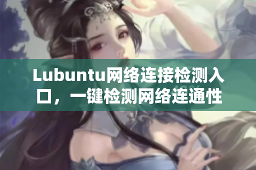 Lubuntu網(wǎng)絡連接檢測入口，一鍵檢測網(wǎng)絡連通性