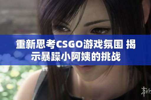 重新思考CSGO游戲氛圍 揭示暴躁小阿姨的挑戰(zhàn)