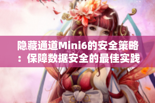 隱藏通道Mini6的安全策略：保障數(shù)據(jù)安全的最佳實踐