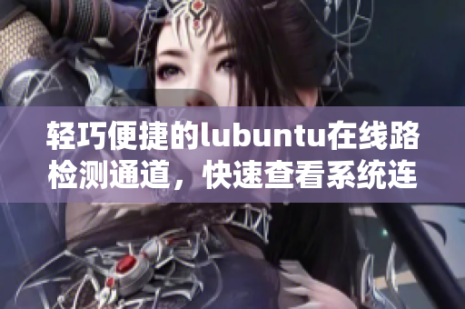 輕巧便捷的lubuntu在線路檢測通道，快速查看系統連接狀態(tài)