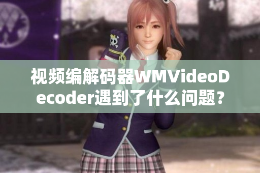 視頻編解碼器WMVideoDecoder遇到了什么問題？