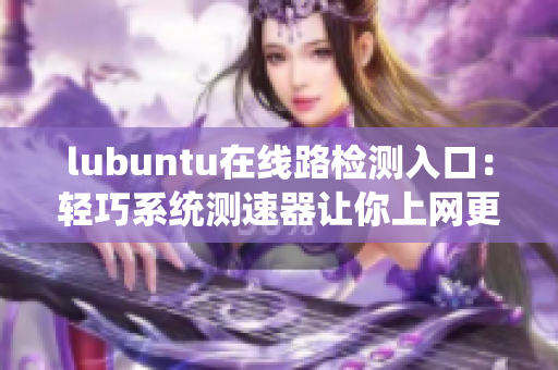 lubuntu在線路檢測(cè)入口：輕巧系統(tǒng)測(cè)速器讓你上網(wǎng)更暢快