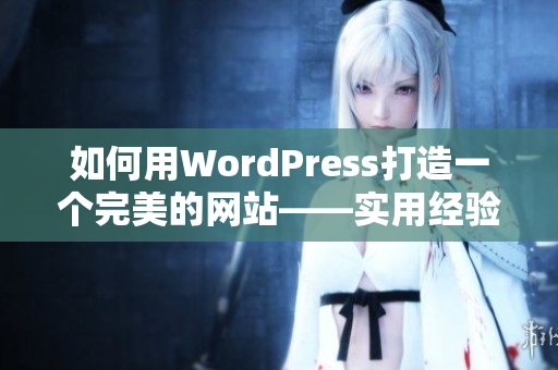 如何用WordPress打造一個(gè)完美的網(wǎng)站——實(shí)用經(jīng)驗(yàn)分享