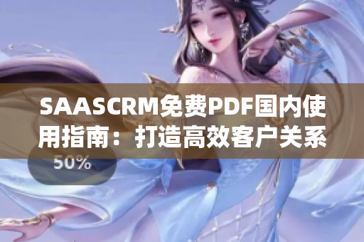 SAASCRM免費(fèi)PDF國內(nèi)使用指南：打造高效客戶關(guān)系管理系統(tǒng)