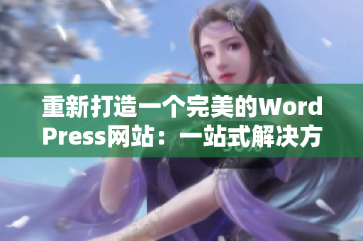 重新打造一個(gè)完美的WordPress網(wǎng)站：一站式解決方案